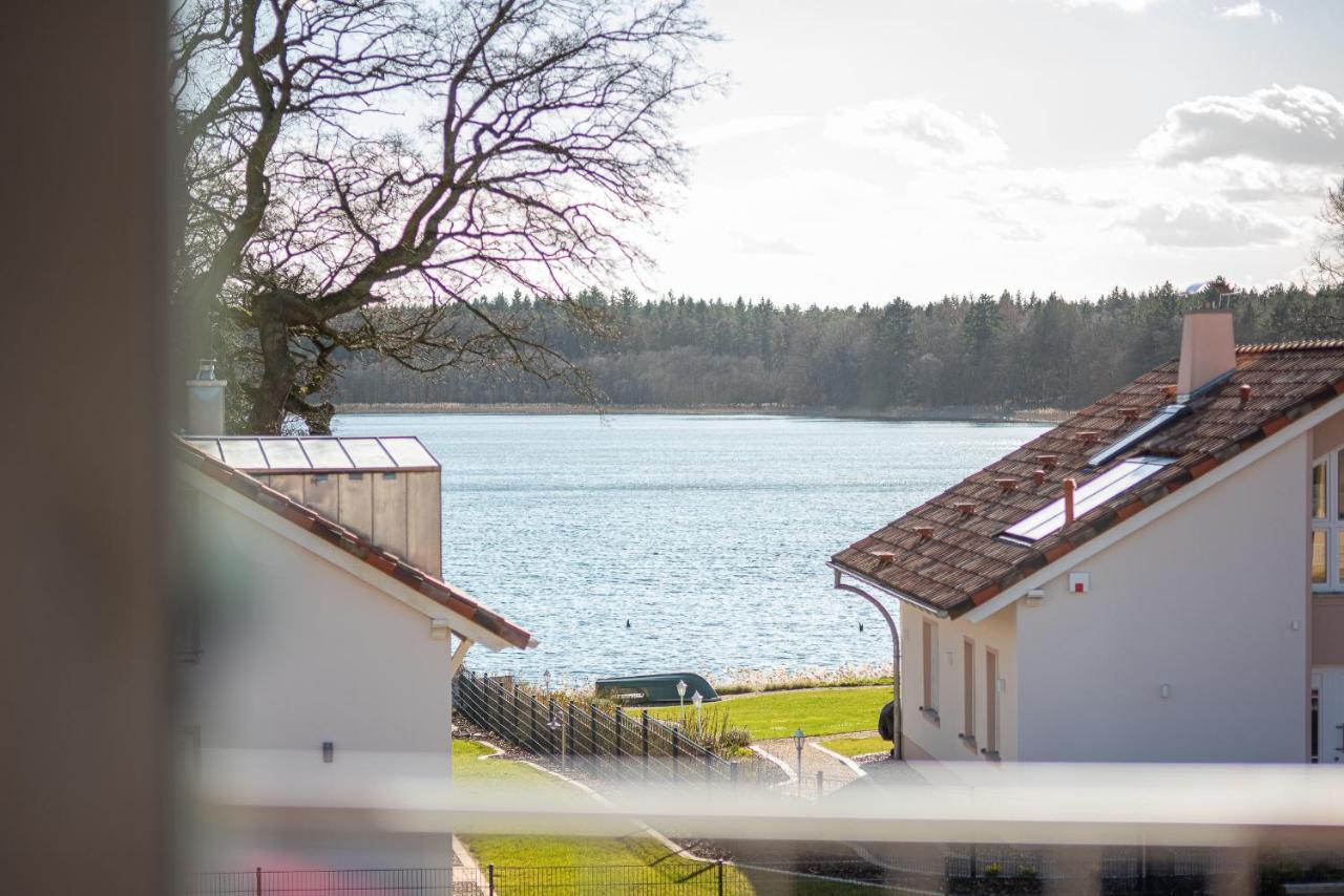Ferienhaus-See-Sauna-Kamin-Hund Mit E-Ladestation Krakow am See Bagian luar foto