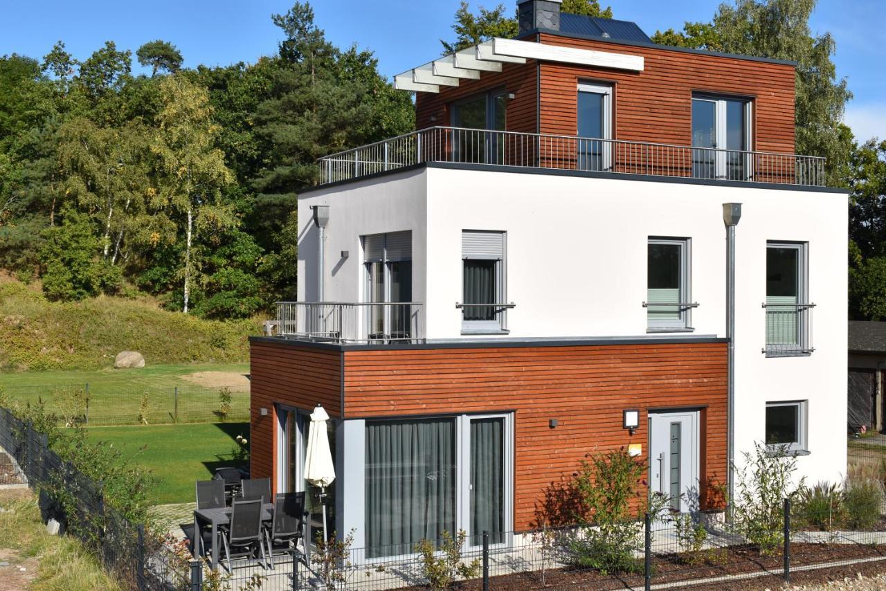 Ferienhaus-See-Sauna-Kamin-Hund Mit E-Ladestation Krakow am See Bagian luar foto