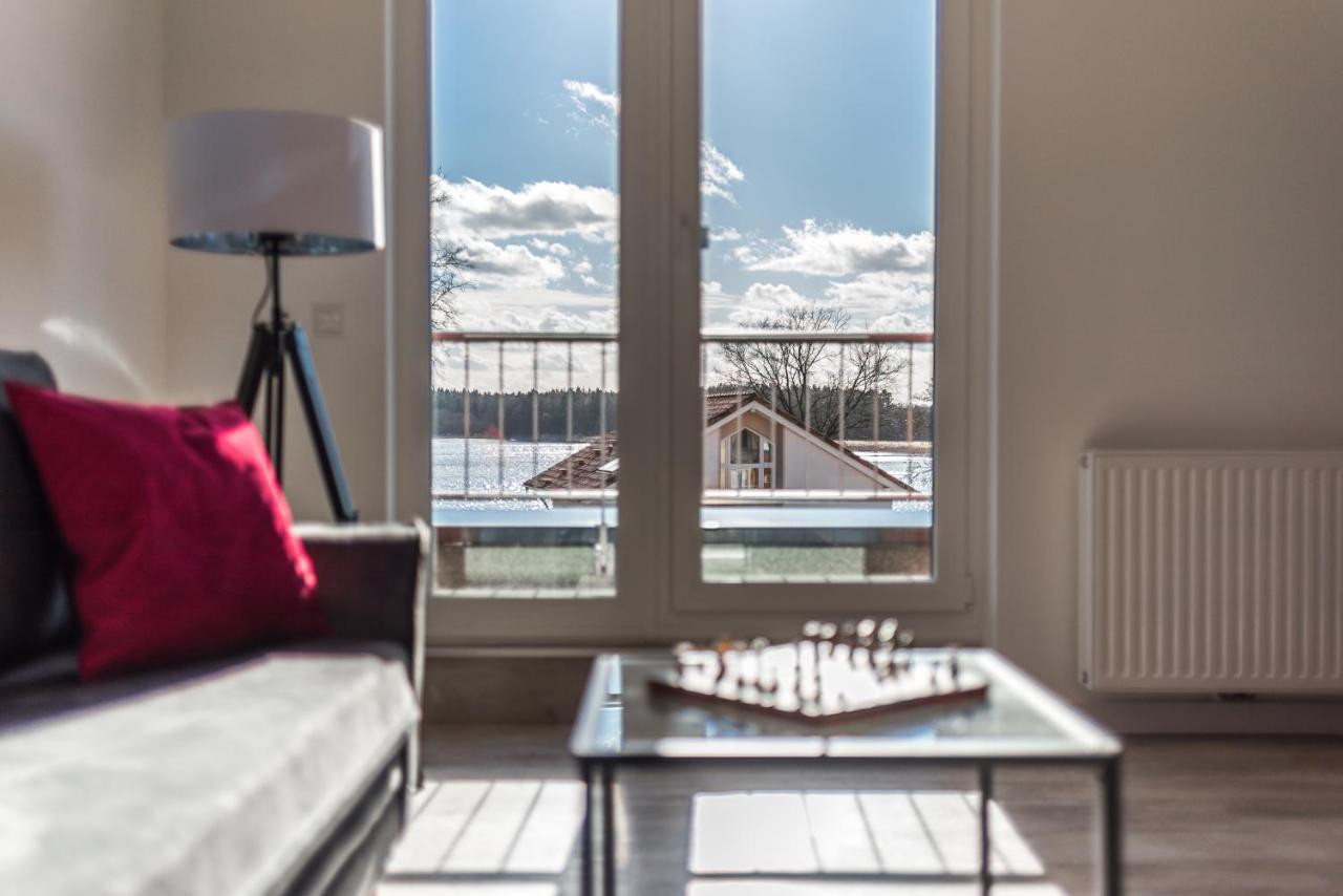 Ferienhaus-See-Sauna-Kamin-Hund Mit E-Ladestation Krakow am See Bagian luar foto